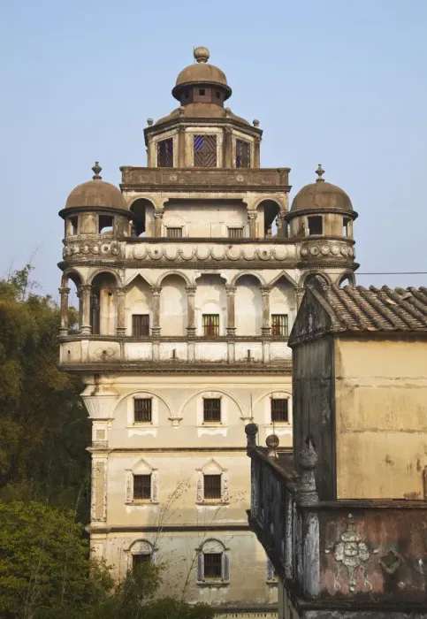 Framed Print : Ruishi Diaolou in Jinjiangli village (UNESCO World Heritage Site), Kaiping, Guangdong Framed Print : Ruishi Diaolou in Jinjiangli village (UNESCO World Heritage Site), Kaiping, Guangdong