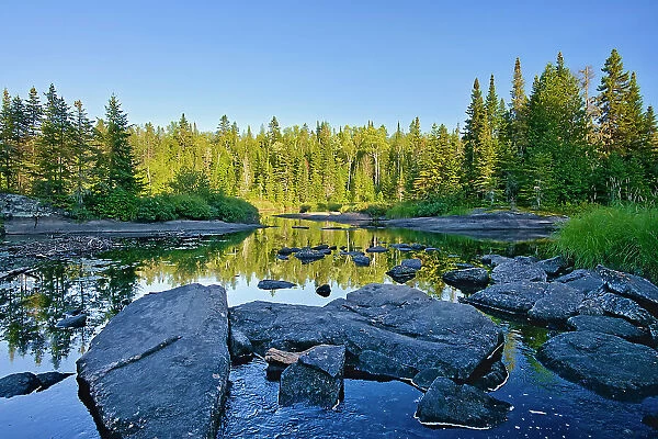Ruisseau Bouchard Creek La Mauricie National Park Quebec, Canada