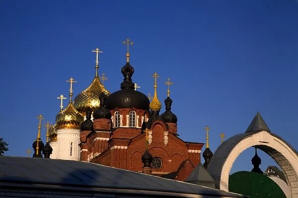 Russia, Golden Ring, Kostroma; The Bogoyavlensko-Anastasin Monastery in the historical centre