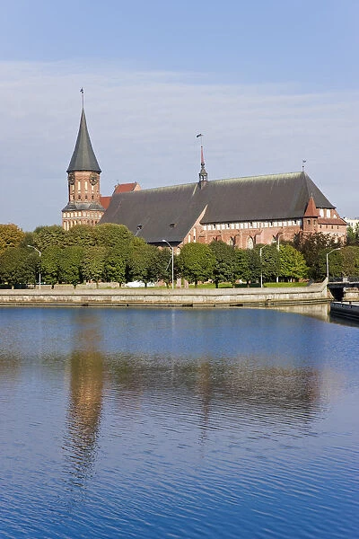 Russia, Kaliningrad, Cathedral on Kants Island, UNESCO World Heritage Site