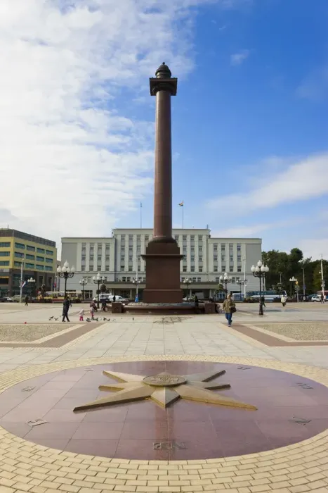 Framed Print : Russia, Kaliningrad, City Centre, Ploshchad Pobedy (Pobedy Square) Framed Print : Russia, Kaliningrad, City Centre, Ploshchad Pobedy (Pobedy Square)