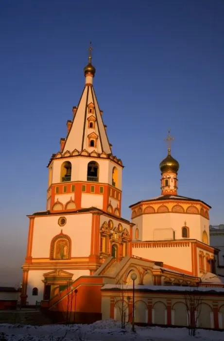 Framed Print : Russia, Siberia, Irkutsk; Bell towers on one of the main Cathedrals at Irkutsk Framed Print : Russia, Siberia, Irkutsk; Bell towers on one of the main Cathedrals at Irkutsk