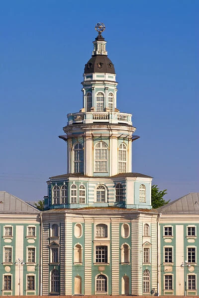 Russia, St Petersburg, Neva Riverfront, The Kunstkamera established by Peter the Great