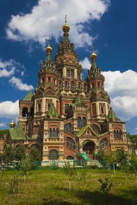 Framed Print : Russia, St. Petersburg, Peterhof, Saints Peter and Paul Cathedral Framed Print : Russia, St. Petersburg, Peterhof, Saints Peter and Paul Cathedral