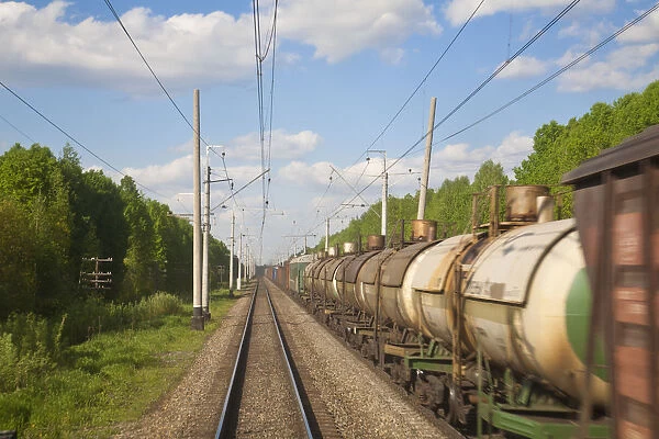 Russia, Trans Siberian Railway, Irkutsk to Ekaterinburg - between Irkutsk and Novosbisk