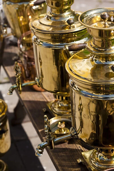 Russia, Yaroslavl Oblast, Golden Ring, Uglich, Uglich Kremlin, souvenir samovar tea