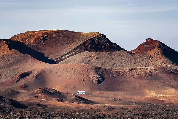 Ruta de los volcanes, scenic route in Timanfaya National Park, Lanzarote, Canary Islands