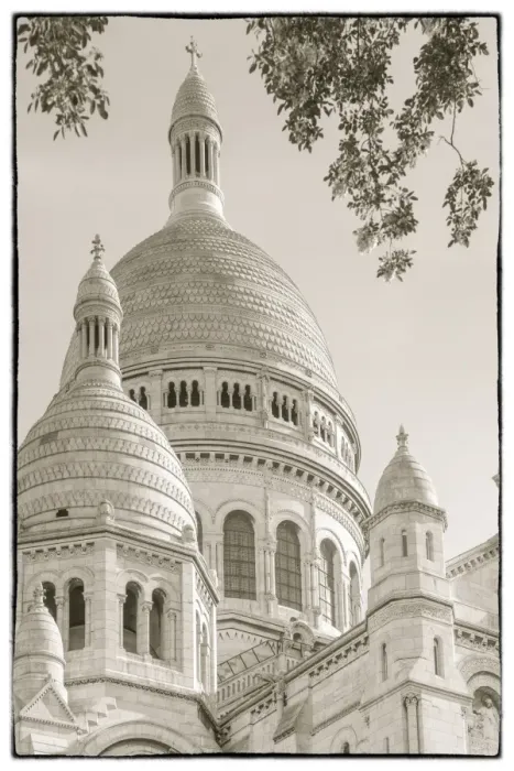 Framed Print : Sacre Coeur cathedral, Paris, France Framed Print : Sacre Coeur cathedral, Paris, France