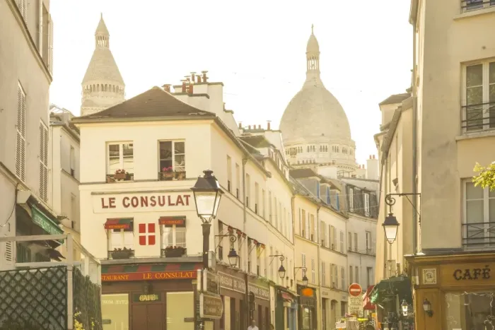 Framed Print : Sacre Coeur, Montmartre, Paris, France