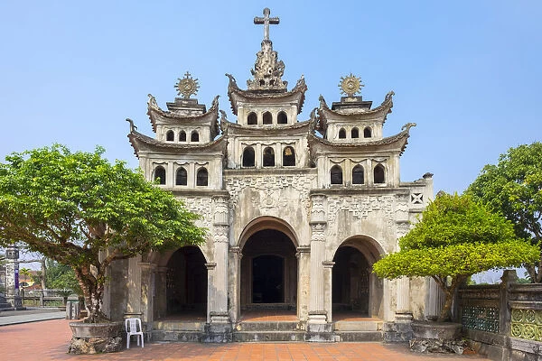 Sacred Heart Chapel at Phat Diem Cathedral, Phat Diem, Ninh Binh Province, Vietnam
