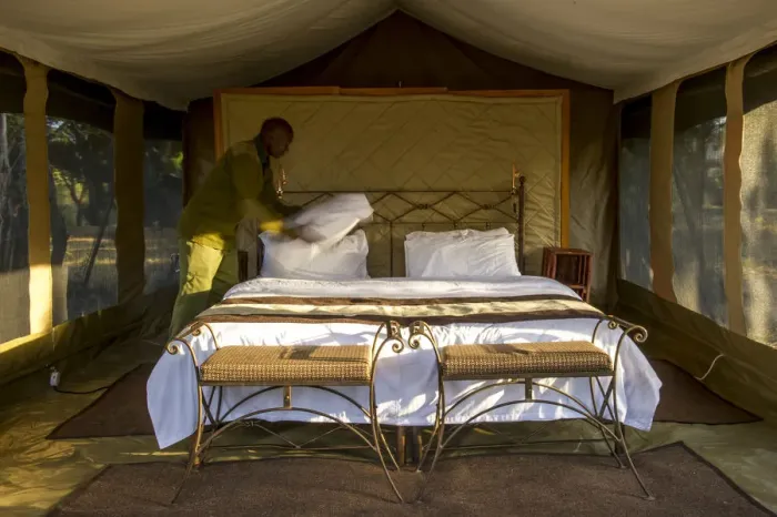 Framed Print : safari camp interior, Masai Mara, Kenya Framed Print : safari camp interior, Masai Mara, Kenya