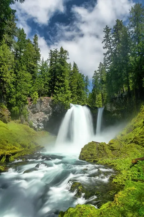 Framed Print : Sahalie Falls, Willamette National Forest, Oregon, USA Framed Print : Sahalie Falls, Willamette National Forest, Oregon, USA