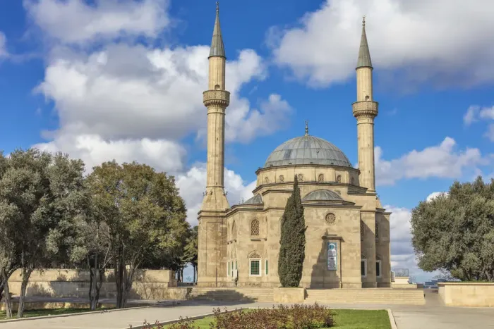 Framed Print : Sahidlar Xiyabani Mosque, Mosque of the Martyrs, Shahids Mosque, Baku, Azerbaijan Framed Print : Sahidlar Xiyabani Mosque, Mosque of the Martyrs, Shahids Mosque, Baku, Azerbaijan