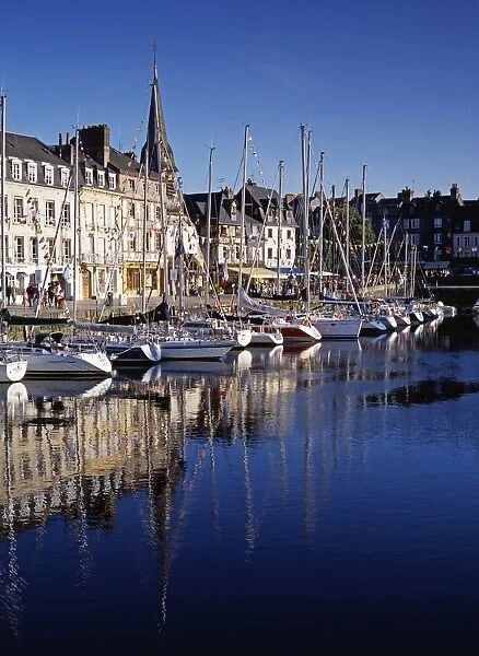 Sail Boats (Yachts) in the Vieux Bassin in Honfleur