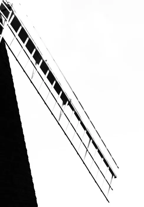 Framed Print : A sail of the Halnaker Windmill, West Sussex, England Framed Print : A sail of the Halnaker Windmill, West Sussex, England