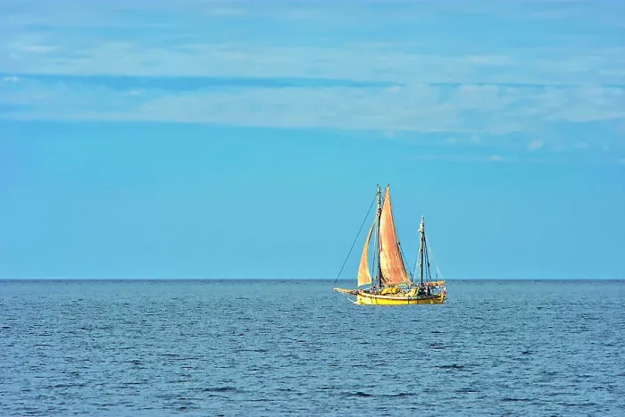 Framed Print : Sailboat on Gulf of St. Lawrence, Gaspe Peninsula, Quebec, Canada Framed Print : Sailboat on Gulf of St. Lawrence, Gaspe Peninsula, Quebec, Canada