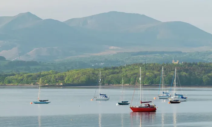 Framed Print : Sailing boats moored on the Menai Strait at Beaumaris, Isle of Anglesey, Wales, UK. Spring (May) 2019 Framed Print : Sailing boats moored on the Menai Strait at Beaumaris, Isle of Anglesey, Wales, UK. Spring (May) 2019