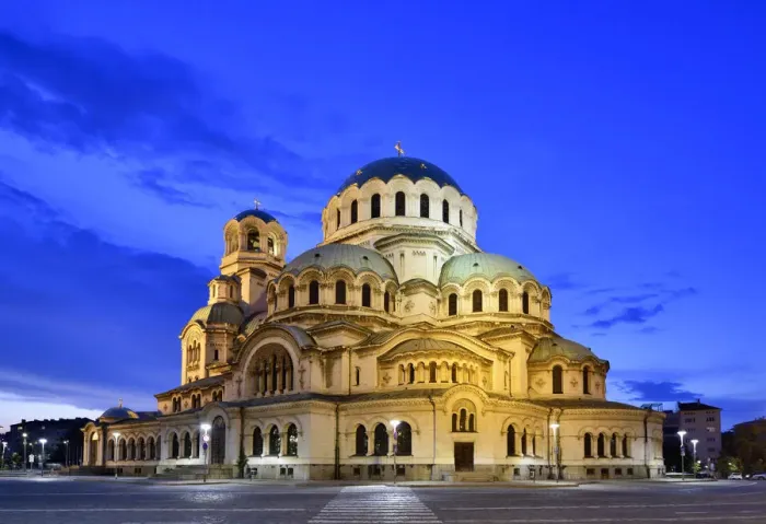 Framed Print : Saint Alexander Nevsky Cathedral at dusk, Sofia. Bulgaria Framed Print : Saint Alexander Nevsky Cathedral at dusk, Sofia. Bulgaria