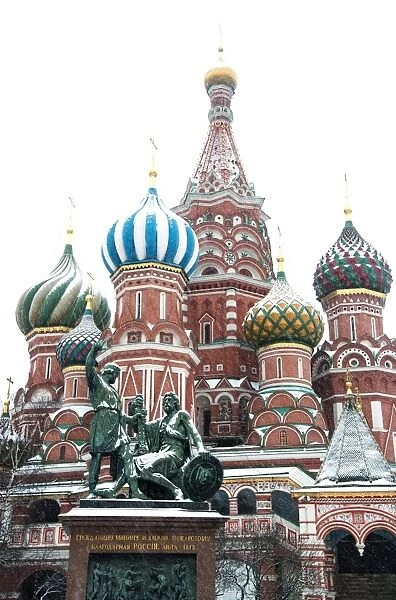 Saint Basilas cathedral on the Red Square, Moscow, Russia