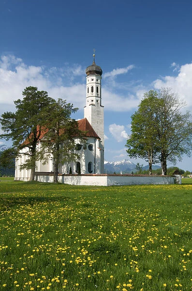 Saint Coloman near to Fuessen, Allgaeu, Bavaria, Germany