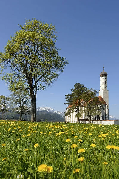 Saint Coloman near to Fuessen, Allgaeu, Bavaria, Germany