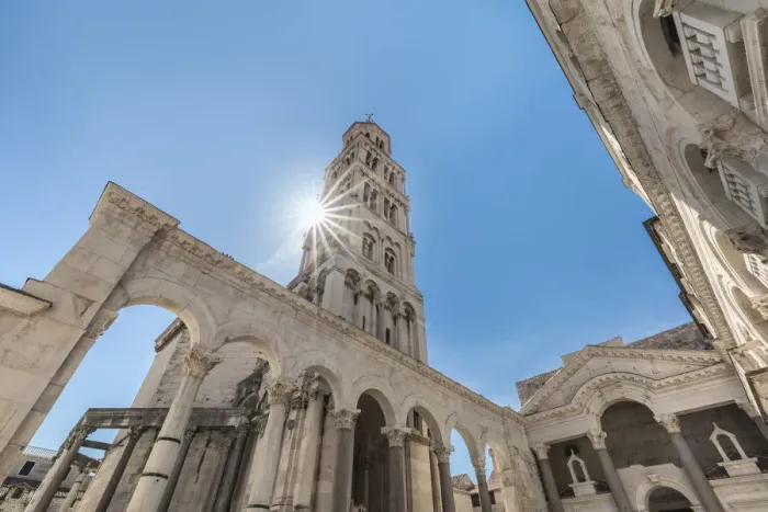 Framed Print : Saint Domnius Chatedral at Diocletians Palace, Split, Dalmatia, Croatia Framed Print : Saint Domnius Chatedral at Diocletians Palace, Split, Dalmatia, Croatia