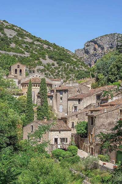 Saint-Guilhem-le-Desert, Herault, Languedoc-Roussillon, Occitanie, France