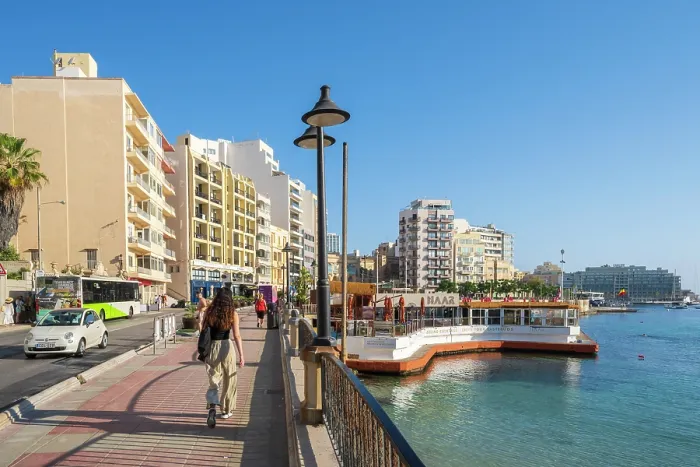 Framed Print : Saint Julian Bay, Valletta, Malta Framed Print : Saint Julian Bay, Valletta, Malta