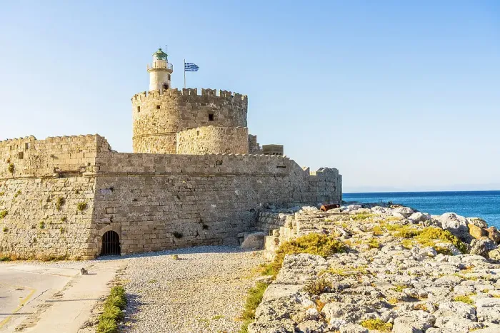 Framed Print : Saint Nicholas Fortress, Rhodes Town, Rhodes, Dodecanese Islands, Greece Framed Print : Saint Nicholas Fortress, Rhodes Town, Rhodes, Dodecanese Islands, Greece