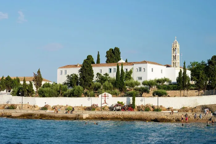 Framed Print : Saint Nikolaos Spetses Holy Orthodox Church, Spetses, Greece Framed Print : Saint Nikolaos Spetses Holy Orthodox Church, Spetses, Greece
