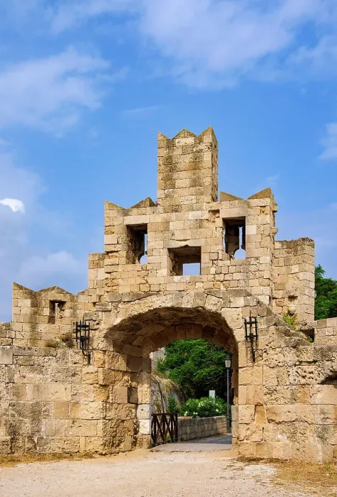 Framed Print : Saint Paul's Gate, Medieval Old Town, Rhodes City, Rhodes Island, Dodecanese, Greece