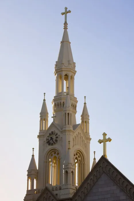 Framed Print : Saint Peter and Paul Church, Detail, Washington Square, San Francisco, California, USA Framed Print : Saint Peter and Paul Church, Detail, Washington Square, San Francisco, California, USA