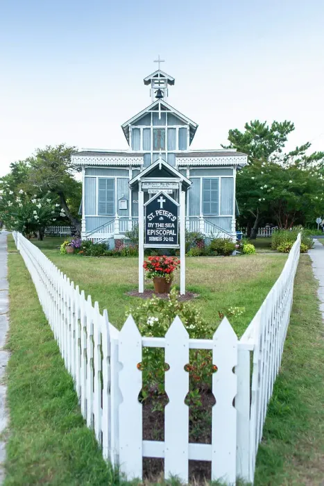 Framed Print : Saint Peters By-The-Sea Episcopal Church, Cape May Point, NJ