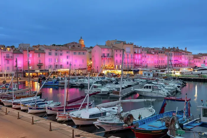 Framed Print : Saint Tropez, Provence-Alpes-Cote d'Azur, France