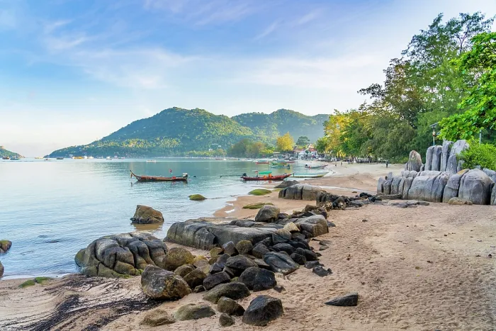 Framed Print : Sairee Beach, Koh Tao, Surat Thani Province, Thailand Framed Print : Sairee Beach, Koh Tao, Surat Thani Province, Thailand