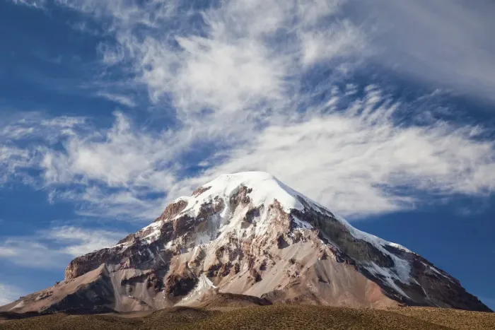 Framed Print : Sajama is Bolivias highest mountain - an extinct volcano situated in the eponymous Framed Print : Sajama is Bolivias highest mountain - an extinct volcano situated in the eponymous