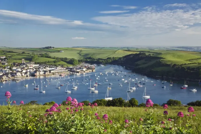 Framed Print : Salcombe Harbour and the Kingsbridge Estuary at sunrise, Devon, England Framed Print : Salcombe Harbour and the Kingsbridge Estuary at sunrise, Devon, England