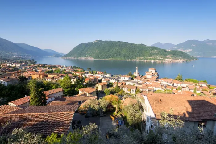 Framed Print : Sale Marasino, Iseo lake, Brescia province, Lombardy district, Italy, Europe Framed Print : Sale Marasino, Iseo lake, Brescia province, Lombardy district, Italy, Europe