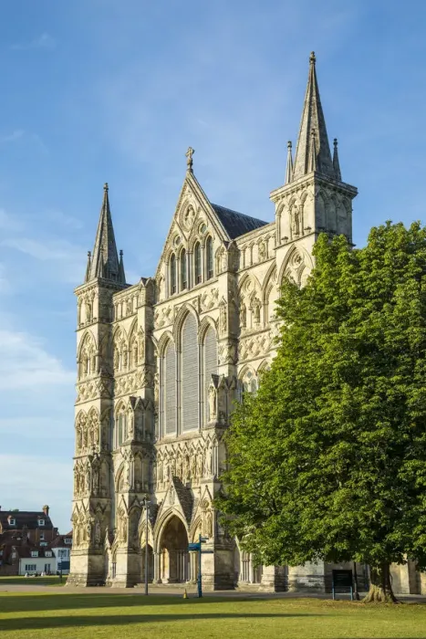 Framed Print : Salisbury Cathedral, Salisbury, Wiltshire, England, UK