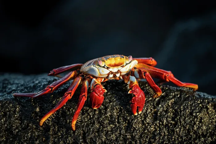 Framed Print : Sally Lightfoot Crab, Isla Isabela, Galapagos Islands, Ecuador