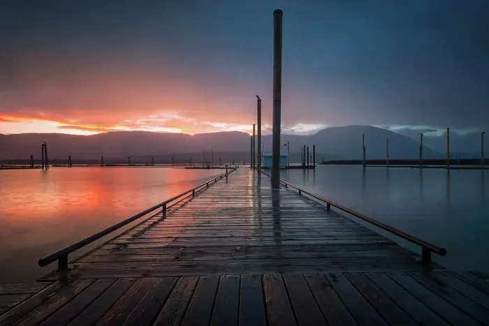 Framed Print : Salmon Arm, British Columbia, Canada