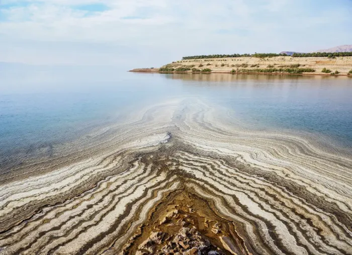 Framed Print : Salt Formations on the shore of the Dead Sea, Karak Governorate, Jordan Framed Print : Salt Formations on the shore of the Dead Sea, Karak Governorate, Jordan