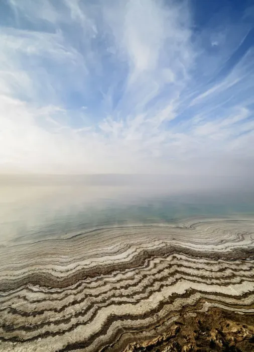 Framed Print : Salt Formations on the shore of the Dead Sea, Karak Governorate, Jordan Framed Print : Salt Formations on the shore of the Dead Sea, Karak Governorate, Jordan
