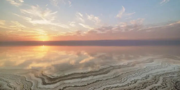 Framed Print : Salt Formations on the shore of the Dead Sea at sunset, Karak Governorate, Jordan Framed Print : Salt Formations on the shore of the Dead Sea at sunset, Karak Governorate, Jordan