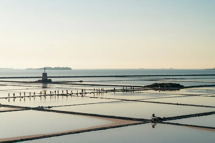 Framed Print : Salt pans, Marsala, Sicily, Italy Framed Print : Salt pans, Marsala, Sicily, Italy