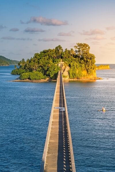 Samana, Santa Barbara de Samana, Samana Peninsula, Dominican Republic. Bridge to Nowhere