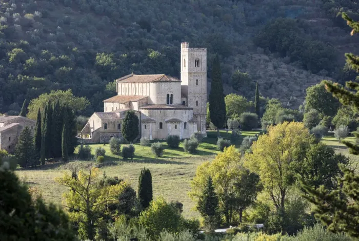 Framed Print : San Antimo Church, Tuscany, Italy Framed Print : San Antimo Church, Tuscany, Italy