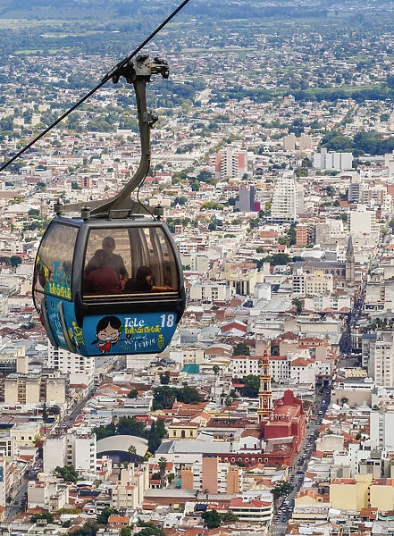 San Bernardo Hill Cable Car, Salta, Argentina