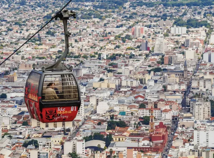 Framed Print : San Bernardo Hill Cable Car, Salta, Argentina Framed Print : San Bernardo Hill Cable Car, Salta, Argentina