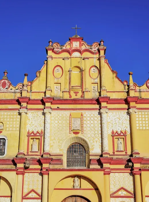 Framed Print : San Cristobal Cathedral, San Cristobal de las Casas, Chiapas State, Mexico